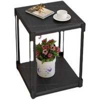 Table basse en marbre et fer forgé, style moderne et luxueux, durable, directement de l'usine, avec garantie de 5 ans