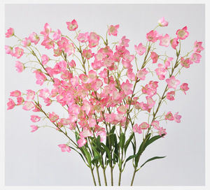 H-852 Fiori Artificiali di Campanula in Seta di Alta Qualità, Mughetto per Decorazioni Domestiche, Pasquali, Natalizie, Matrimoni e Feste - Product Image 4