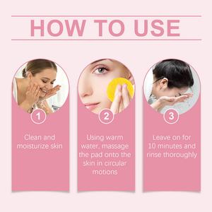 Almohadillas Limpiadoras Faciales de Ácido Kójico y Cúrcuma, 40 Unidades, Aptas para Todo Tipo de Piel, Venta al Por Mayor - Product Image 4
