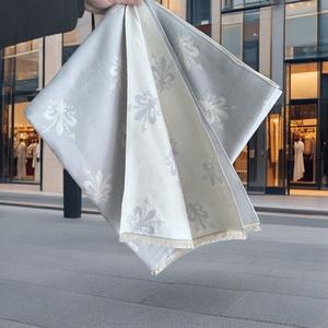 Femmes hiver Style européen américain <span class=keywords><strong>Florence</strong></span> Iris fleur écharpe châle épaissi Double face coupe-vent chaud Long - Product Image 1