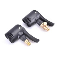 1XPortable Aufblasbares Pumpen ventil Autoreifen Air Chuck Inflator Pumpen anschluss Clip-On Adapter Autoreifen rad Französisch/Amerikanisches Ventil