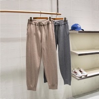 Herren Seide-Wolle Strickset |   Klassischer Old-Money-Cardigan & Strickhose Luxuriöses Business-Casual 2-Teiliges Ensemble