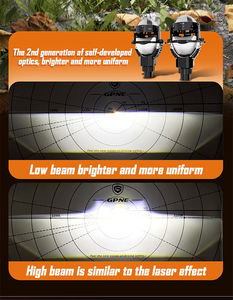 GPNE 3.0 pouces GP-6 45W 55W 5500K 6500K phare bi-xénon LED projecteur lentille H4 <span class=keywords><strong>haut</strong></span> feux de croisement universel pour voitures ampoule - Product Image 4