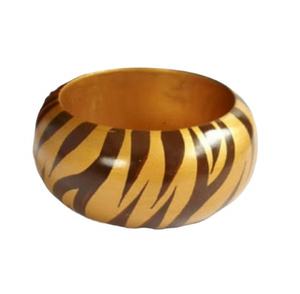 กำไลไม้แฟชั่นงานทำมือทาสีกว้างดีไซน์ตามสั่ง - Product Image 2