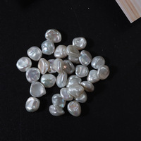 Vente flash - Perles d'eau douce naturelles de 10 mm, perles en vrac sans trous, particules irrégulières, accessoires de bijouterie