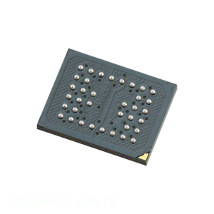 Electronic Circuit Components IS63LV1024L-12BI-TR <b>36</b> TFBGA Memory Original - Product Image 1