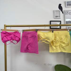 22 colori senza soluzione di continuità <span class=keywords><strong>Push</strong></span> <span class=keywords><strong>up</strong></span> abbigliamento Fitness e Yoga Ropa De Dama Deportiva Yoga set set di allenamento per le donne - Product Image 2