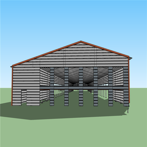 Hangar moderne en structure préfabriquée en acier, hangar métallique, bâtiment en acier, entrepôt, <span class=keywords><strong>garage</strong></span> pour avions, atelier, <span class=keywords><strong>panneau</strong></span> sandwich - Product Image 5