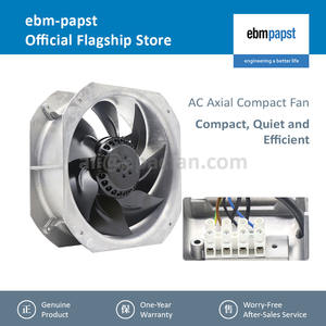 Ventilateur axial à roulement à billes pour armoire Rittal, modèle W2E200-HK86-01, 200 mm, 115 V CA, 0,58 A, 64 W, 2550 tr/min, pour équipement électrique et électronique - Product Image 2