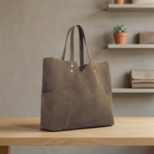Pochette de soirée élégante en cuir véritable BS International, légère et durable, avec bandoulière, fermeture éclair étanche - Product Image 3