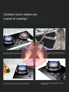 Built-in Gas Kitchen <b>Stove</b> Burner with Flameout Stainless Steel Cookware Sets Nonstick Cookware Sets Non Stick Cookware Set - Product Image 2