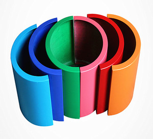 ACEBOND Métal Rideau <span class=keywords><strong>Mur</strong></span> Colonne Panneau Revêtement Aluminium Moderne Alliage D'aluminium Hôtel Colonne Couverture 2.5mm - Product Image 5