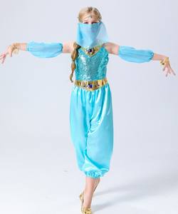 Fiesta de <span class=keywords><strong>Halloween</strong></span> películas Cosplay Jasmine princesa <span class=keywords><strong>disfraz</strong></span> vestidos danza del vientre disfraces - Product Image 2
