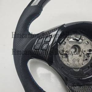 Nuevo Volante Deportivo M de Fibra de Carbono y Cuero para BMW E90, Material de Cuero de Alta Calidad - Product Image 3