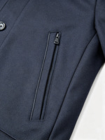 Manteau trench pour homme de haute qualité, respirant, élégant, à double boutonnage, tissé, décontracté
