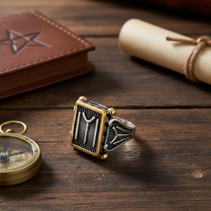 Square Shape Signet of Ottoman Design <b>Men</b> <b>Ring</b> Authentic <b>Men</b> <b>Ring</b> Turkish Handmade Wholesale 925 Sterling <b>Silver</b> for <b>Men</b> - Product Image 3