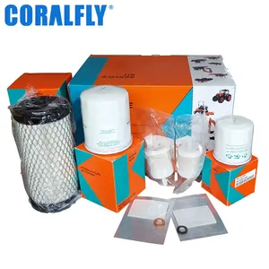 Coralfly Cartrige 오일 필터 HH1C0-32430 HH150-32094 HH160-32093 HHTA0-5990 쿠보타 KH 14 필터 용