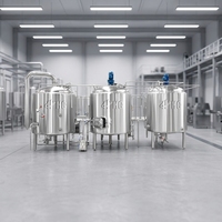 Nouveau système de brassage de bière artisanale HG 300L/500L avec cuve de fermentation et équipement, longue durée de vie, tension et dimensions personnalisables