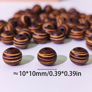 ลูกปัดไม้ทรงกลมสำหรับบูชาพระพุทธเจ้า เหมาะสำหรับทำสร้อยคอและกำไล DIY 1 ชิ้น 30 กรัม มีเสน่ห์และทันสมัย - Product Image 6