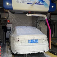 Máquina Automática de Lavado de Autos Pequeña, Económica, Sin Contacto, de Alta Presión 360 con Secador para Pequeñas Empresas