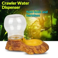 Distributeur d'eau automatique pour reptiles, remplissage par gravité, station d'hydratation pour terrarium, pour dragon barbu, lézard, tortue