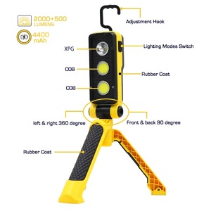 20 Wát <span class=keywords><strong>COB</strong></span> <span class=keywords><strong>LED</strong></span> làm việc ánh sáng có thể sạc lại xách tay có thể gập lại làm việc ánh sáng với cơ sở từ tính và móc - Product Image 2