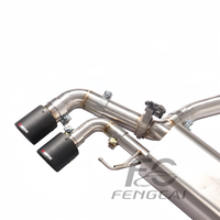 Système d'échappement Valvetronic OEM/ODM pour BMW M8 F91 F93 4.4T 2019-2022, en acier inoxydable, amélioration du son des échappements