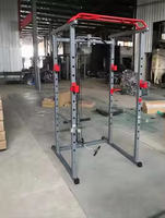 Barre d'entraînement multifonctionnelle, rack à haltères, rack à squats commercial, équipement de fitness, machine Smith, cage de musculation