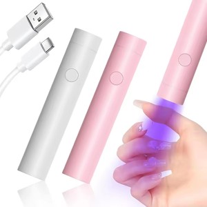Sèche-ongles portable mini UV LED rechargeable pour séchage rapide du vernis gel, cadeau pour les ongles, utilisation à domicile et en voyage - Product Image 2