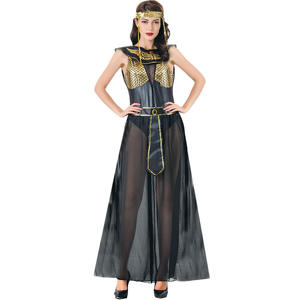 Disfraz de Cleopatra de la diosa griega de Halloween <span class=keywords><strong>para</strong></span> mujer europea y americana, ropa de puesta en escena de charol de PU <span class=keywords><strong>para</strong></span> mujer, 2017 - Product Image 1