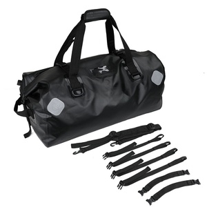 Sac à bagages arrière pour moto, imperméable en PVC, 65L, pour longs trajets, directement de l'usine. - Product Image 1