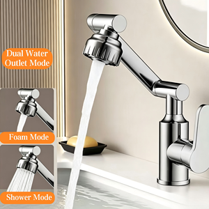 Robinet en acier inoxydable motif <span class=keywords><strong>chat</strong></span> porte-bonheur, vente directe usine, valve en céramique, finition chromée, garantie 5 ans pour lavabos de salle de bain et de terrasse - Product Image 6