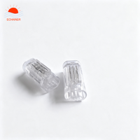 Connecteur rapide transparent à 3 broches sans bande, terminal fil à fil, connecteur 3 cœurs pour câble de bande LED CCT à blanc réglable