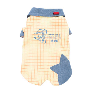 Disney Pixar Toy Story Woody Pet Costume Spring Summer Thin Shirt Bib Set For Dogs Cosplay Outfit - Product Image 2