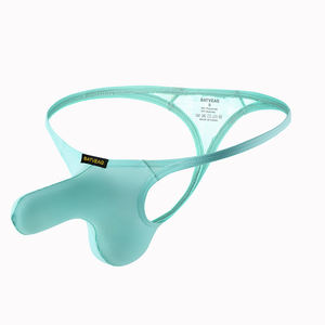 Tangas con espalda en T para hombre, Bikini Sexy con Tanga, ropa interior de tiro bajo, lencería <span class=keywords><strong>Gay</strong></span> fresca, ropa interior transparente de malla para hombre - Product Image 2