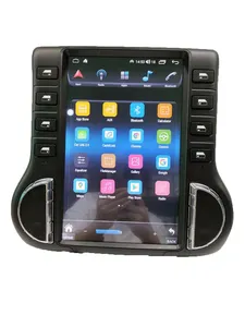 Tesla Style 12.1 "Radio Mobil Android untuk Jeep Wrangler 3 JK 2011-2017 Pemutar Multimedia Video Mobil Stereo Navigasi GPS