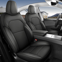 2025 Tesla modèle Y housses de siège de voiture en cuir personnalisées ensemble complet coussins imperméables taille originale prix du fabricant