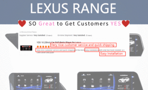 YZG Reproductor de DVD para Auto con Radio Android de 10.25 Pulgadas y 64 GB, Actualización para Lexus Man Cho Luxes Rx 350 Rx450h Rx350 Rx330 2011 2014 con Volante a la Derecha - Product Image 6