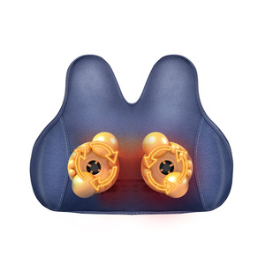 Cojín de silla de apoyo para cintura y cuello de oficina transfronterizo, respaldo <span class=keywords><strong>Lumbar</strong></span> de masaje eléctrico para estaciones de trabajo largas para sentarse - Product Image 1