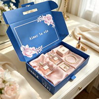Boîte d'emballage cosmétique pliable, résistante aux chocs, en carton ondulé, écologique, recyclable, imprimée sur mesure, pour les produits de beauté des cils