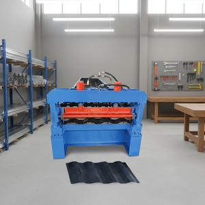 Máquina perfiladora de chapa de acero de colores Wadley con bomba para paneles de contenedores de coches 220V/380V/415V - Product Image 1