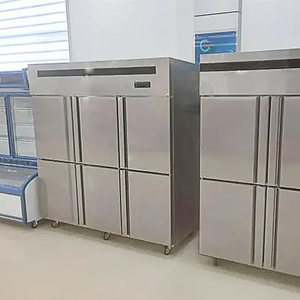 Réfrigérateur commercial <span class=keywords><strong>ventilé</strong></span> à refroidissement par <span class=keywords><strong>air</strong></span>, avec 2 grandes portes, en acier inoxydable, pour cuisine de restaurant - Product Image 5