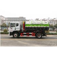 Camion benne basculante Dongfeng 4X2 10m³ avec bras de levage et grue à conteneurs