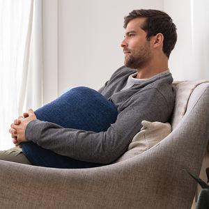 Couche extérieure durable en polyester <span class=keywords><strong>Oreiller</strong></span> lesté pour bébé Perles de verre recyclées écologiques Fonction d'amortissement Positionneurs d'oreillers - Product Image 2