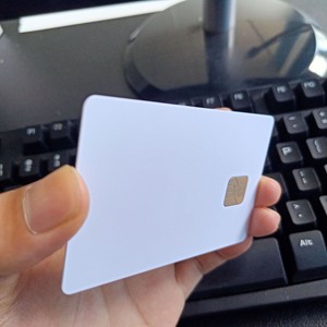 Sle5528 <span class=keywords><strong>chip</strong></span> Trắng PVC liên hệ với <span class=keywords><strong>chip</strong></span> 4428 trống không-liên hệ với máy in phun in ấn thẻ thông minh - Product Image 4