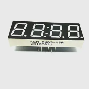 Couleur rouge 0.56 pouces 4 chiffres 7 segments affichage led module led pour horloge Houkem-5644-A/BSR 12 broches