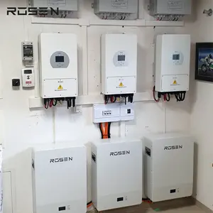 ระบบพลังงานแสงอาทิตย์ที่สมบูรณ์ 5kw 10kw สําหรับบ้านผลิตภัณฑ์พลังงานแสงอาทิตย์ 15Kw Us ระบบแบตเตอรี่ลิเธียม ESS แบบไฮบริด