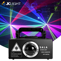 Lumière laser d'animation RGB 1w 2w 3w, lumière laser d'animation LED pour DJ disco, effet laser vert bleu