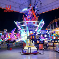 Simulateur d'avion électrique commercial à commande automatique pour parcs d'attractions - Utilisation intérieure/extérieure pour enfants, capacité de 12 personnes