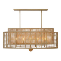 Lustre moderne en jute naturel tressé à la main, lampe suspendue à deux niveaux pour table à manger, salon, hall d'hôtel